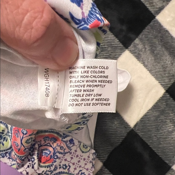 Lady Hagen Golf Vibrant Patterned Mini Skirt / Skort with Purple Accents size XL - Picture 13 of 13